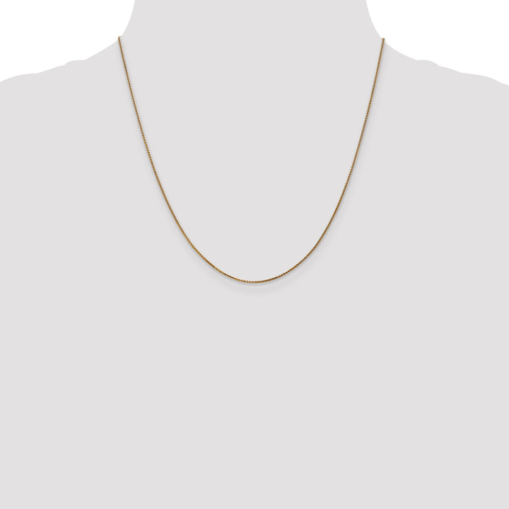 14k 1.05mm D/C Spiga with Spring Ring Clasp Chain