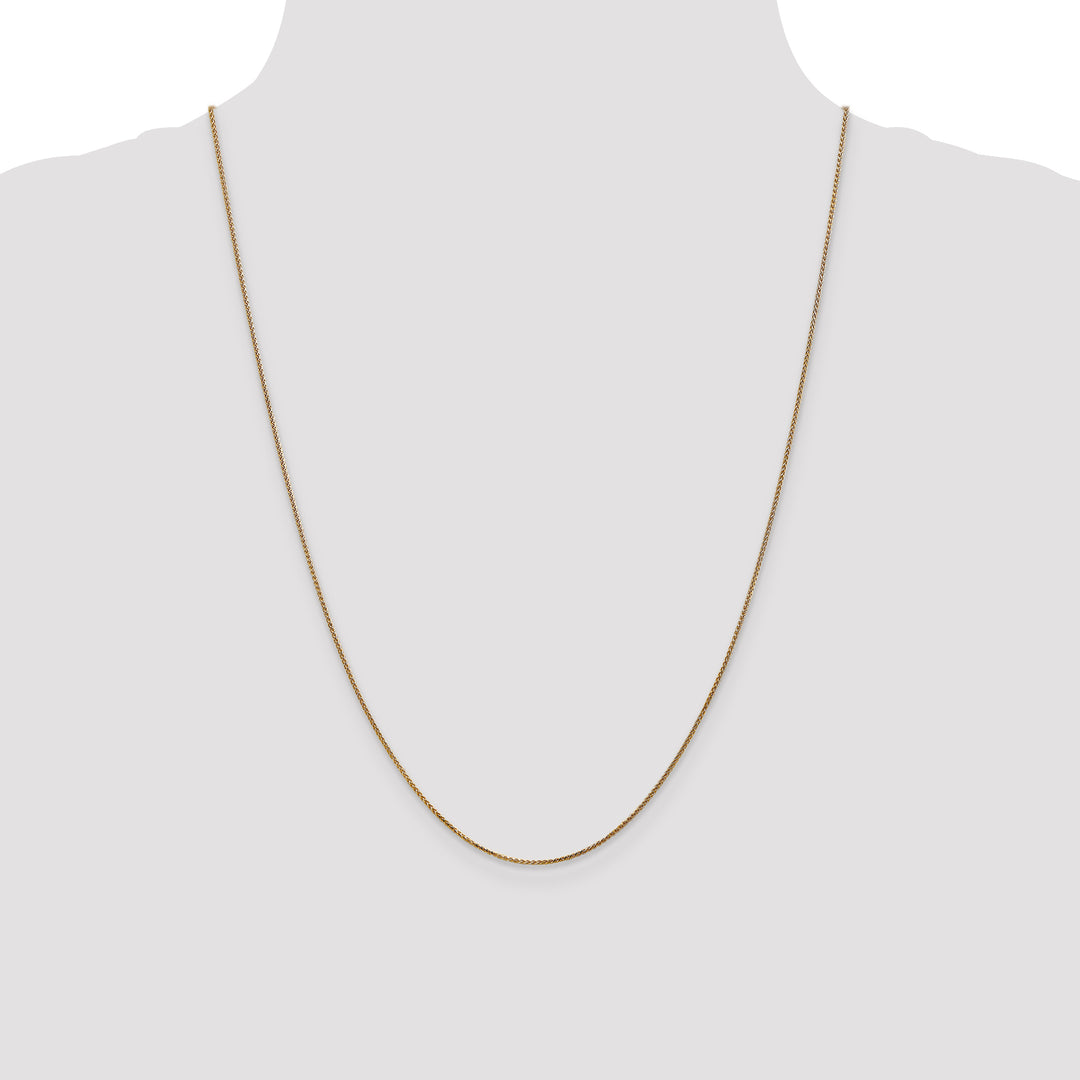 14k 1.05mm D/C Spiga with Spring Ring Clasp Chain