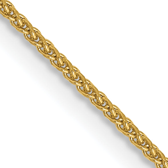 14k 1.05mm D/C Spiga with Spring Ring Clasp Chain
