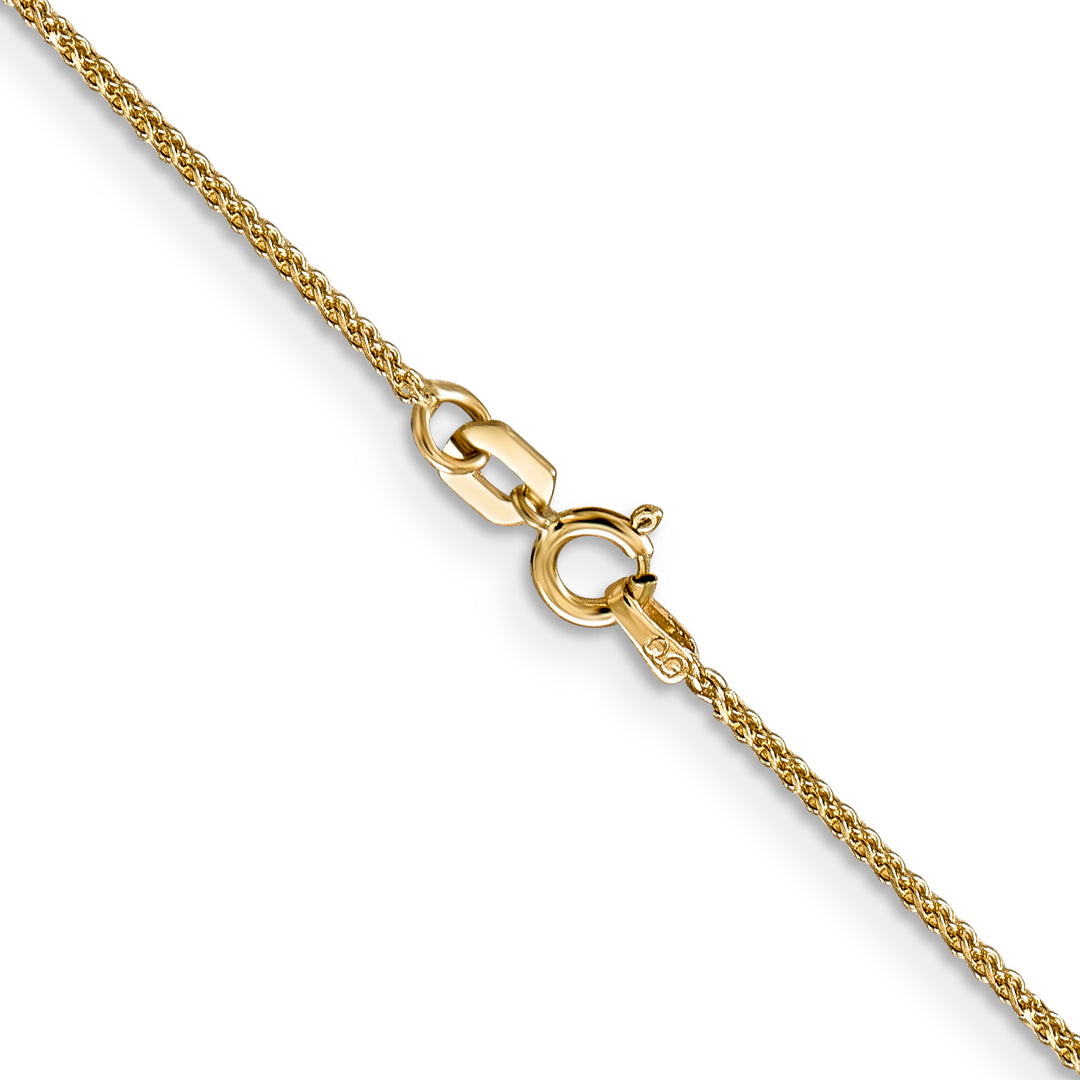 14k 1.05mm D/C Spiga with Spring Ring Clasp Chain