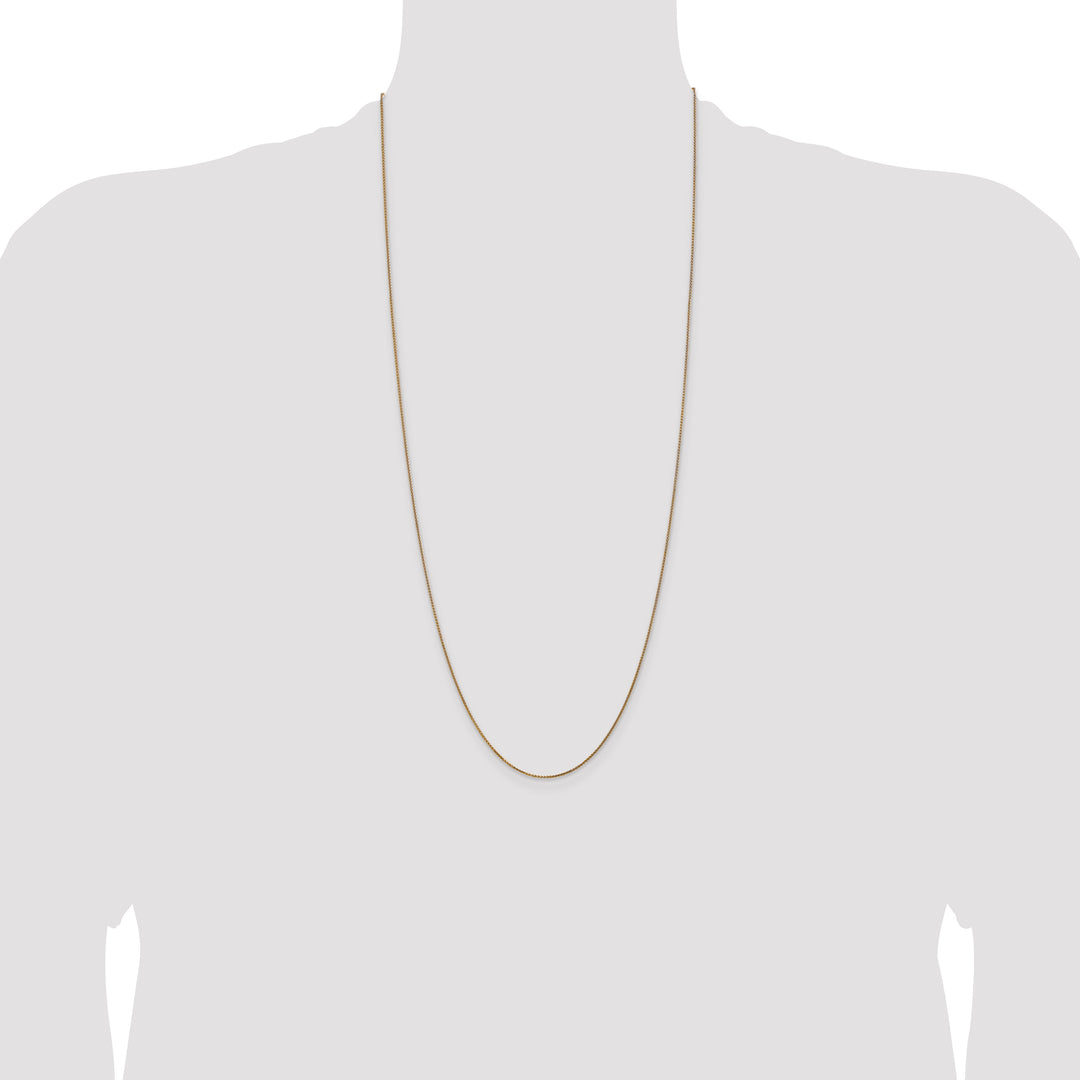 14k 1.05mm D/C Spiga with Spring Ring Clasp Chain