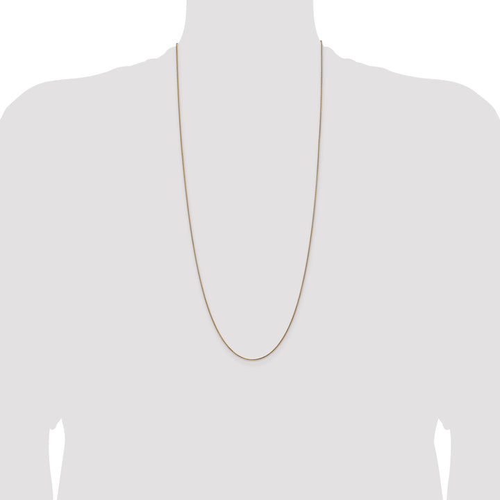 14k 1.05mm D/C Spiga with Spring Ring Clasp Chain