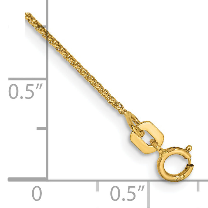 14k 1.05mm D/C Spiga with Spring Ring Clasp Chain