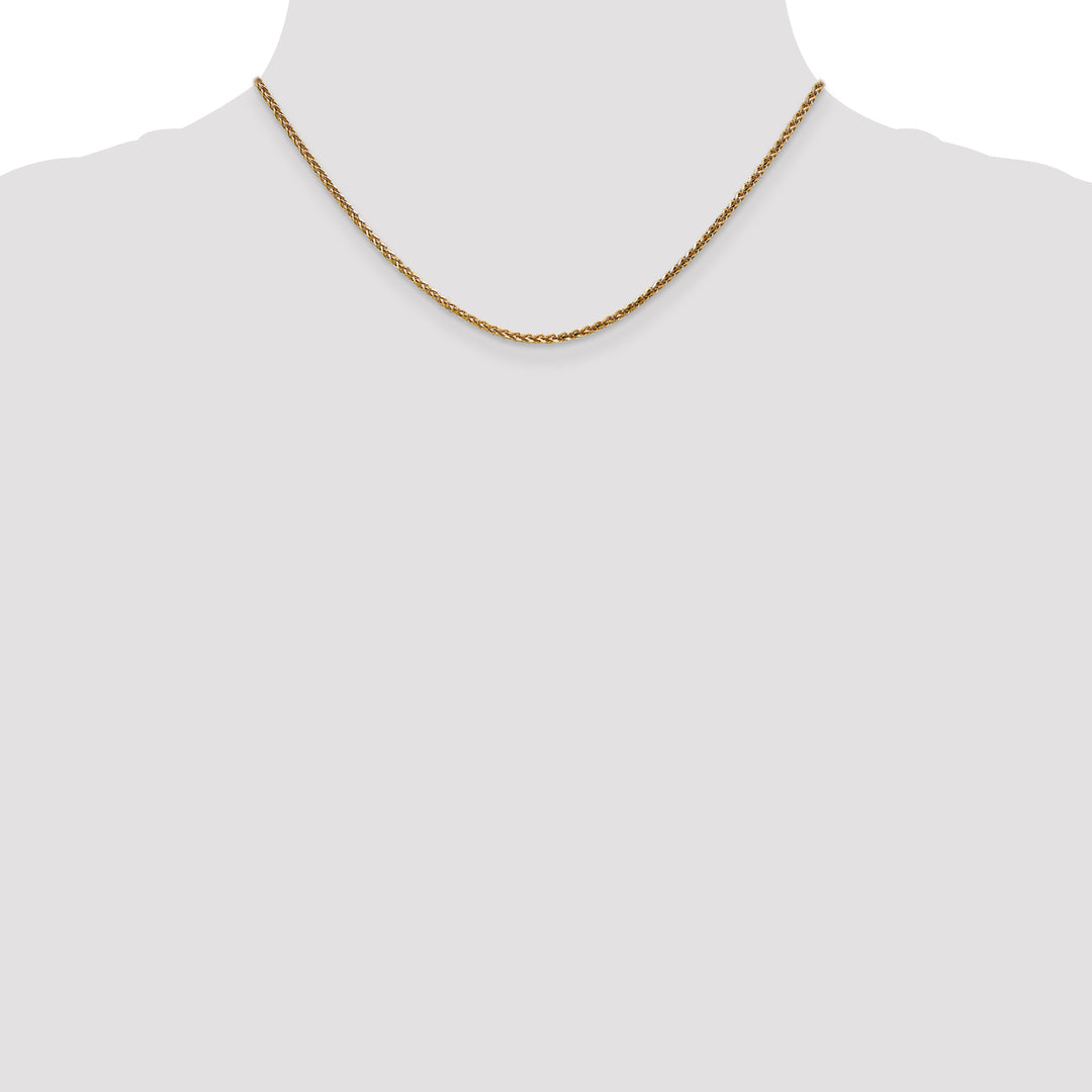 14k 2.1mm D/C Spiga Chain