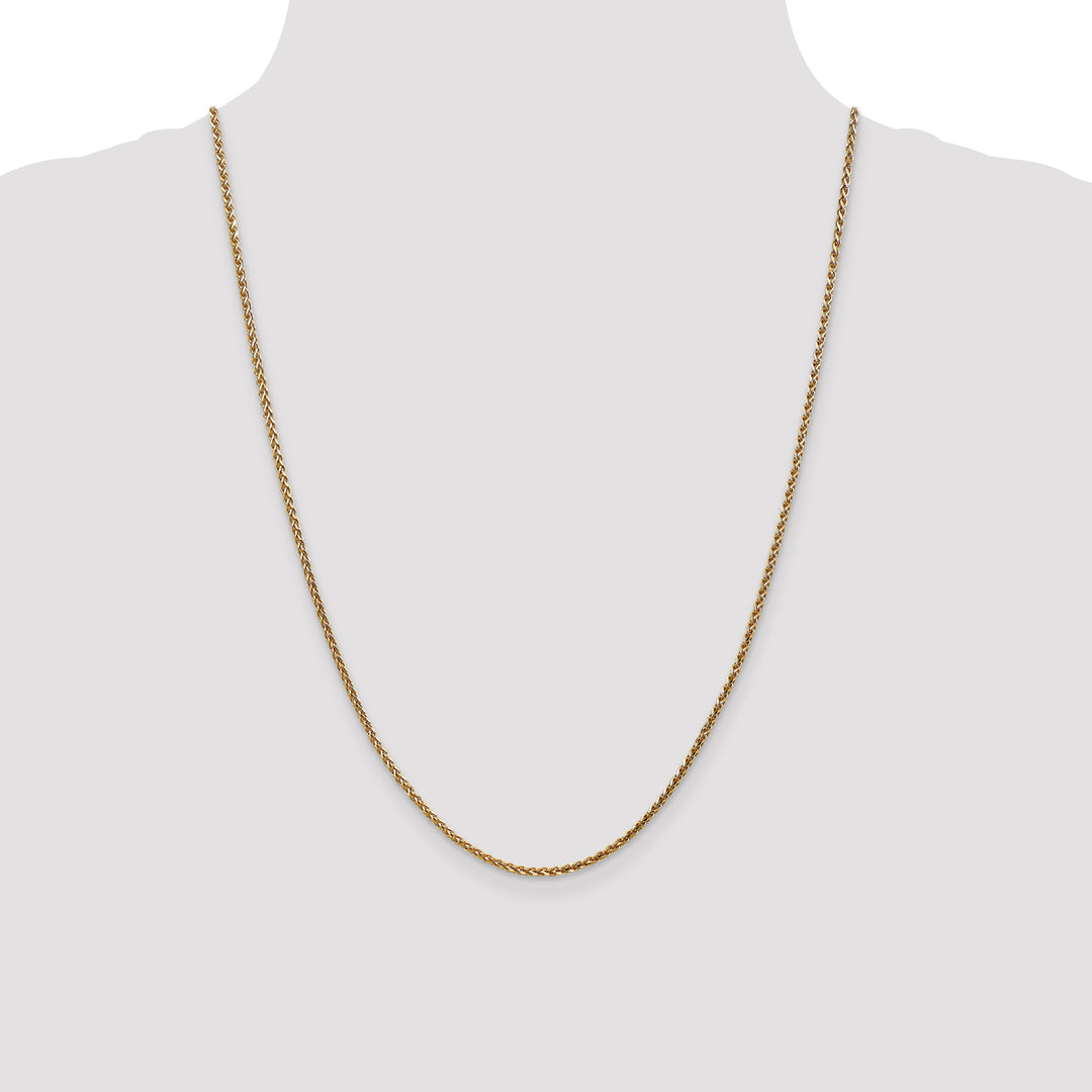 14k 2.1mm D/C Spiga Chain