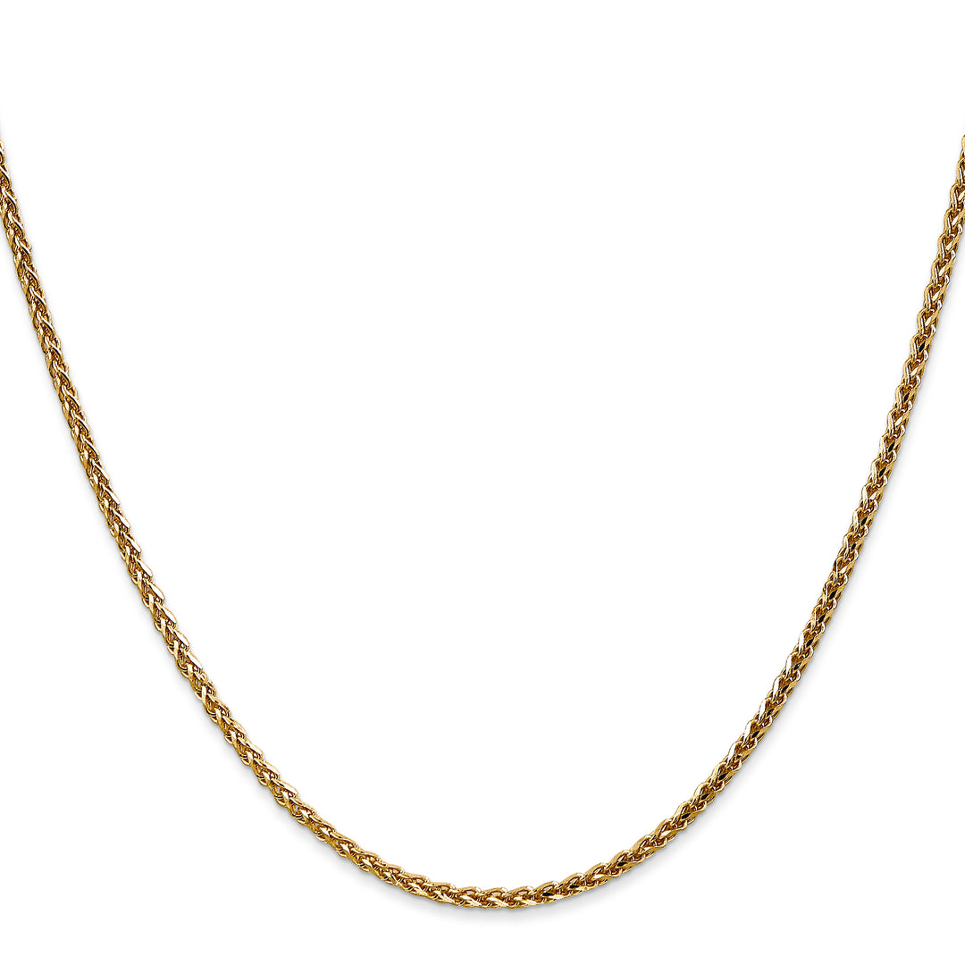 14k 2.1mm D/C Spiga Chain