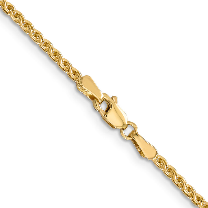 14k 2.1mm D/C Spiga Chain