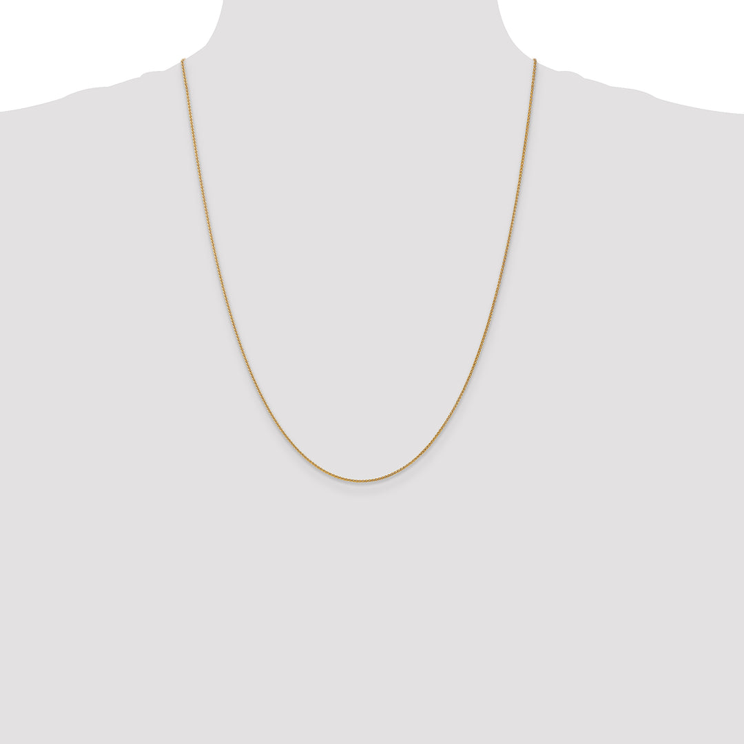 14k 1.05mm Spiga with Lobster Clasp Chain