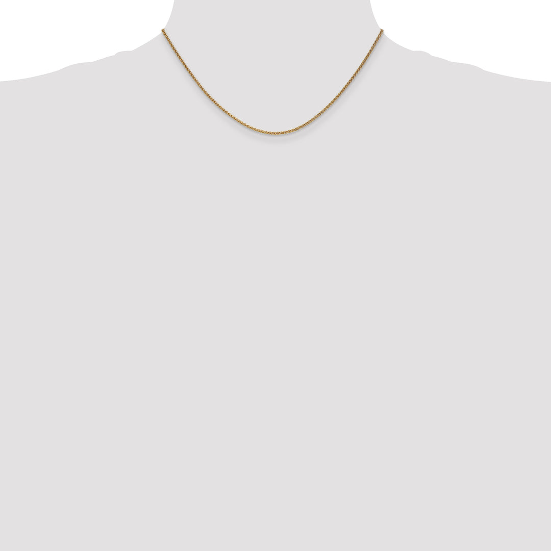 14k 1.7mm Spiga Chain