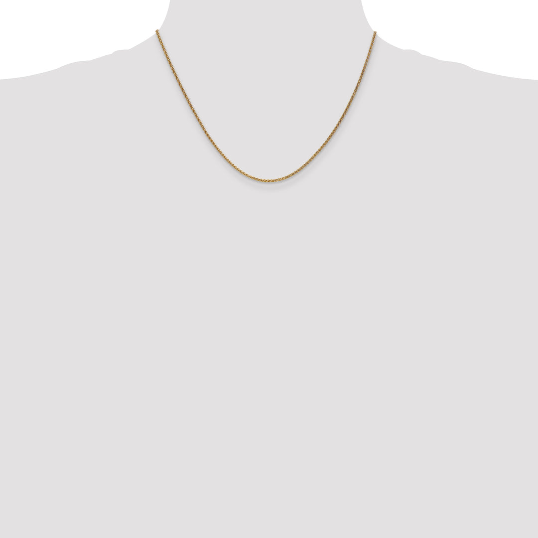 14k 1.7mm Spiga Chain