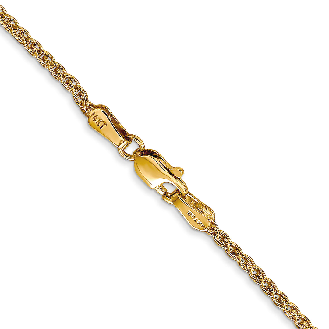 14k 1.7mm Spiga Chain