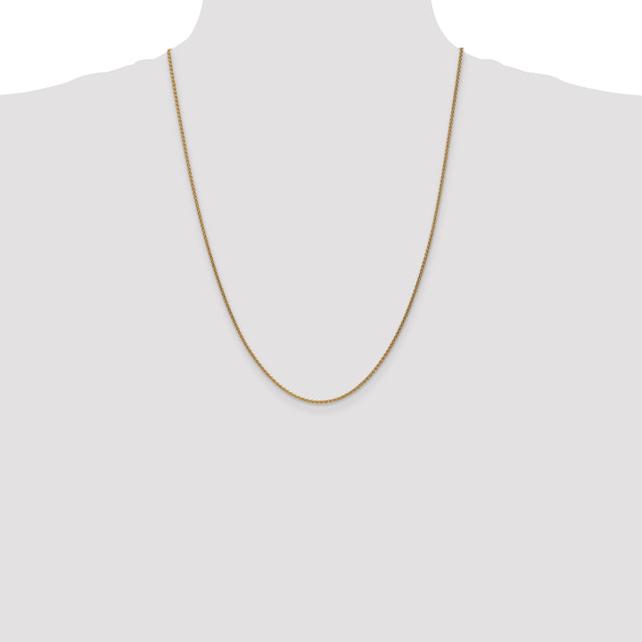 14k 1.7mm Spiga Chain
