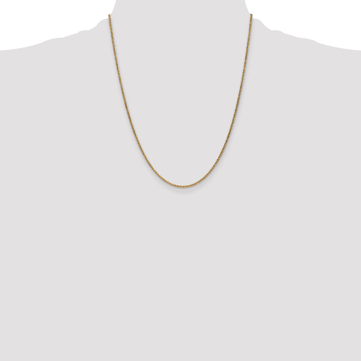 14k 1.7mm Spiga Chain