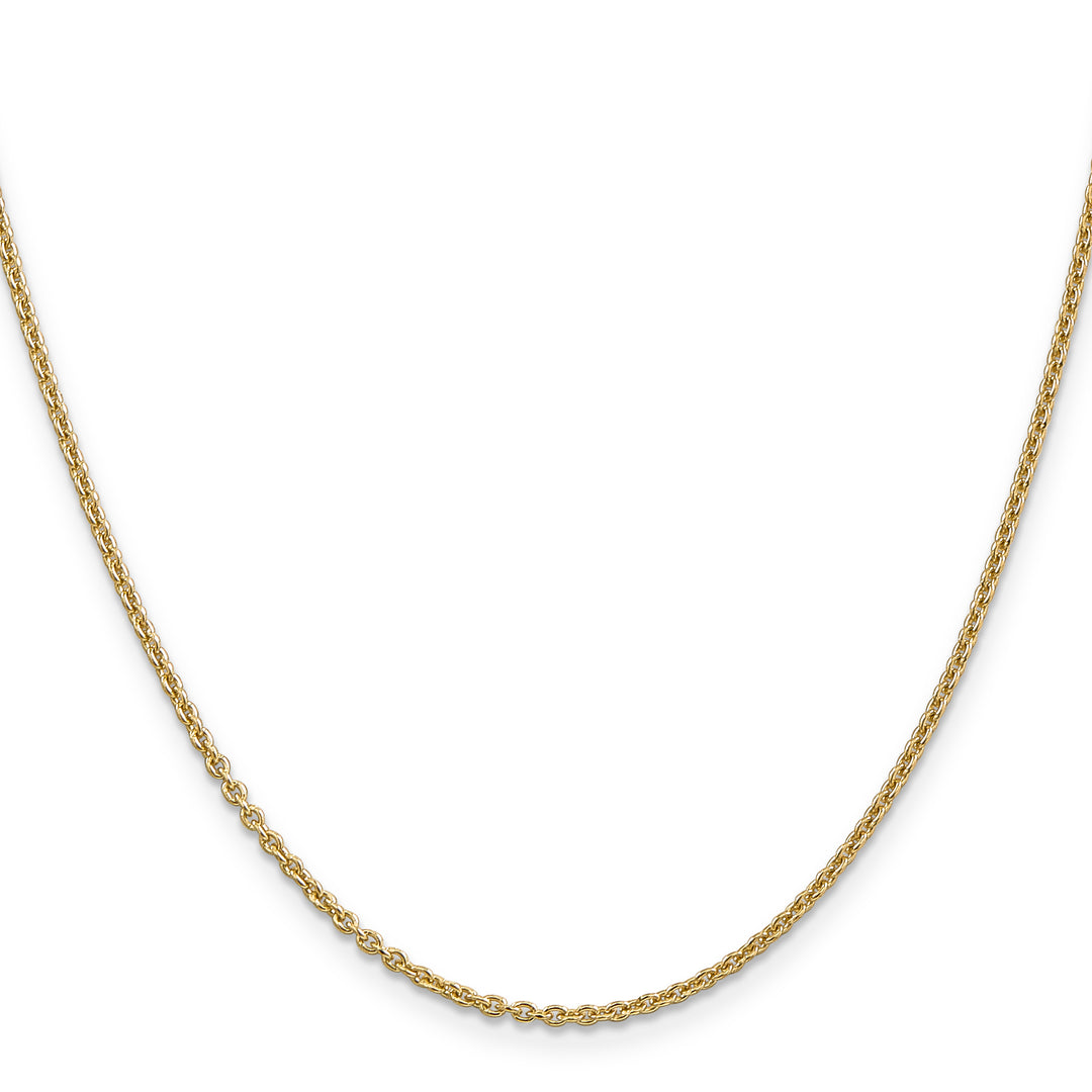 14k 1.8mm Forzantine Cable Chain