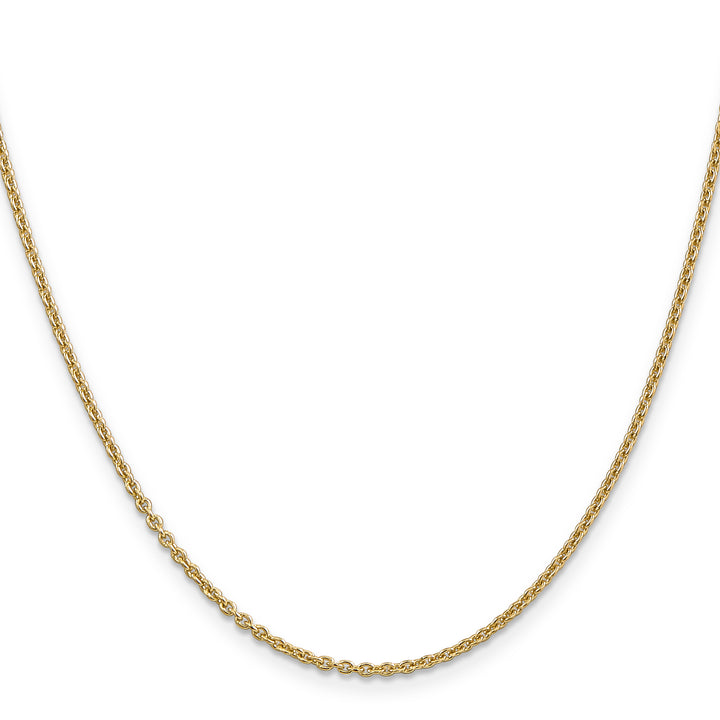 14k 1.8mm Forzantine Cable Chain