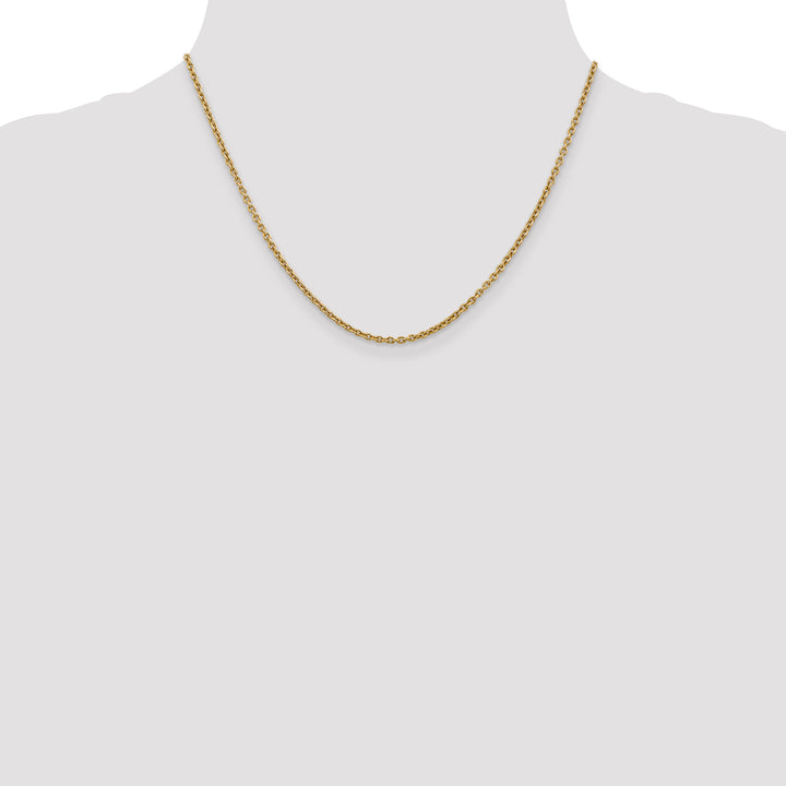 14k 2.2mm Forzantine Cable Chain