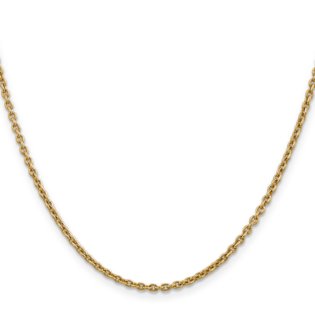 14k 2.2mm Forzantine Cable Chain