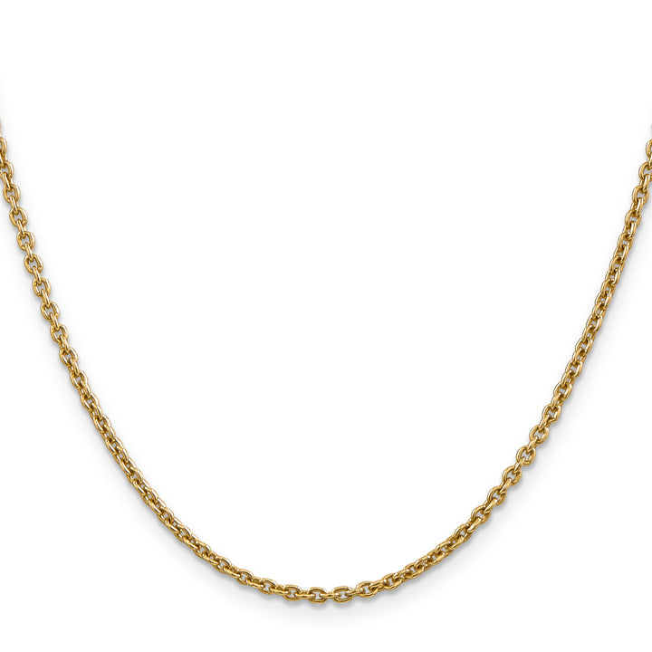 14k 2.2mm Forzantine Cable Chain