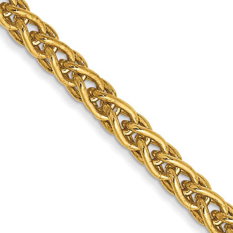 14k 2.5mm Spiga Chain