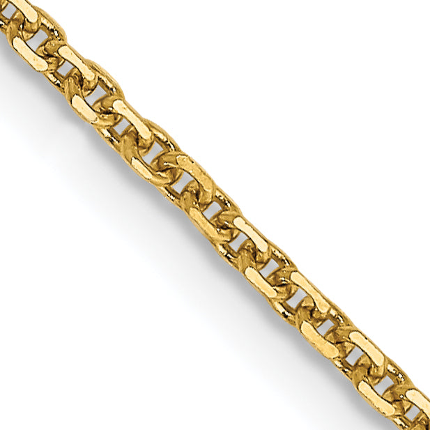 14k 1.45mm D/C Cable Chain