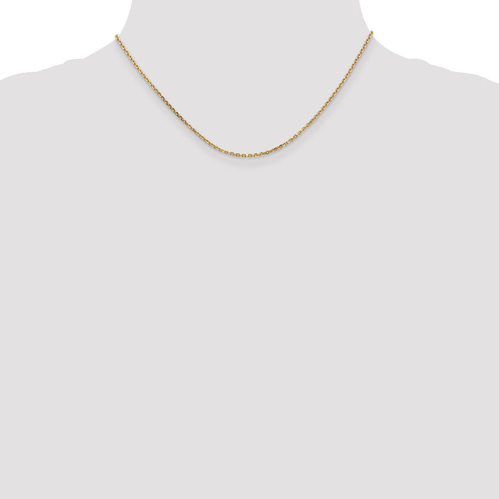 14k 1.65mm D/C Cable Chain