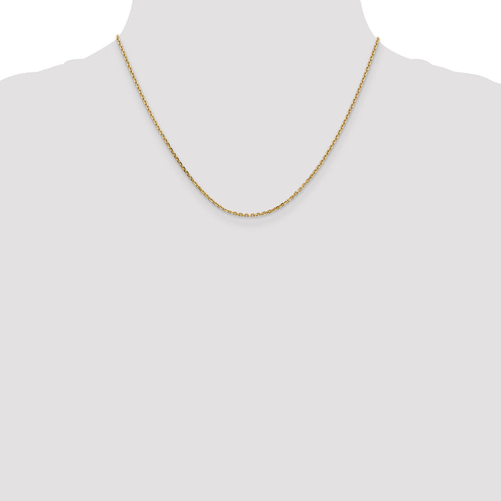 14k 1.65mm D/C Cable Chain