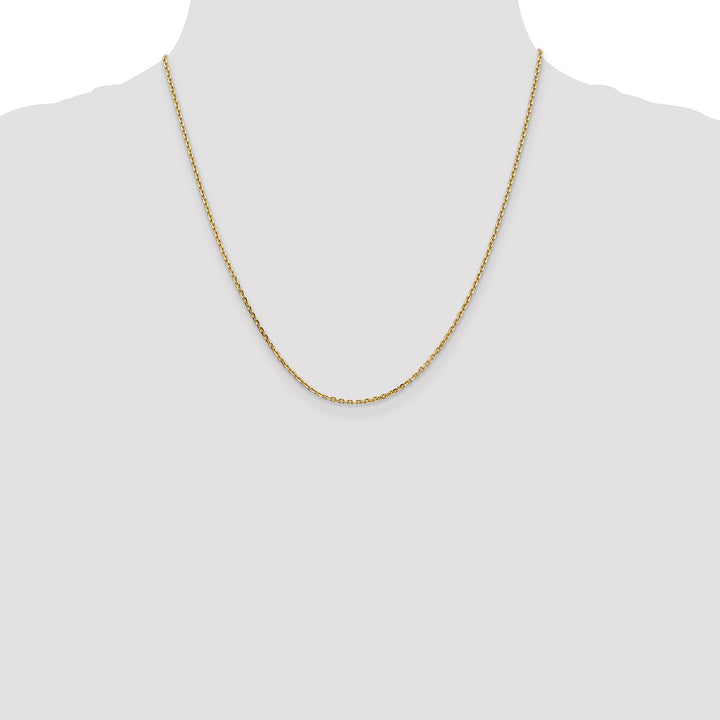 14k 1.65mm D/C Cable Chain