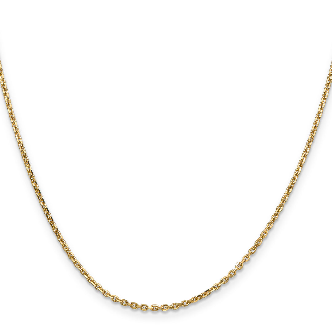 14k 1.65mm D/C Cable Chain