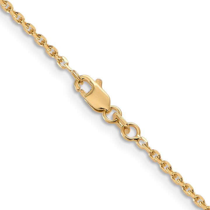 14k 1.65mm D/C Cable Chain
