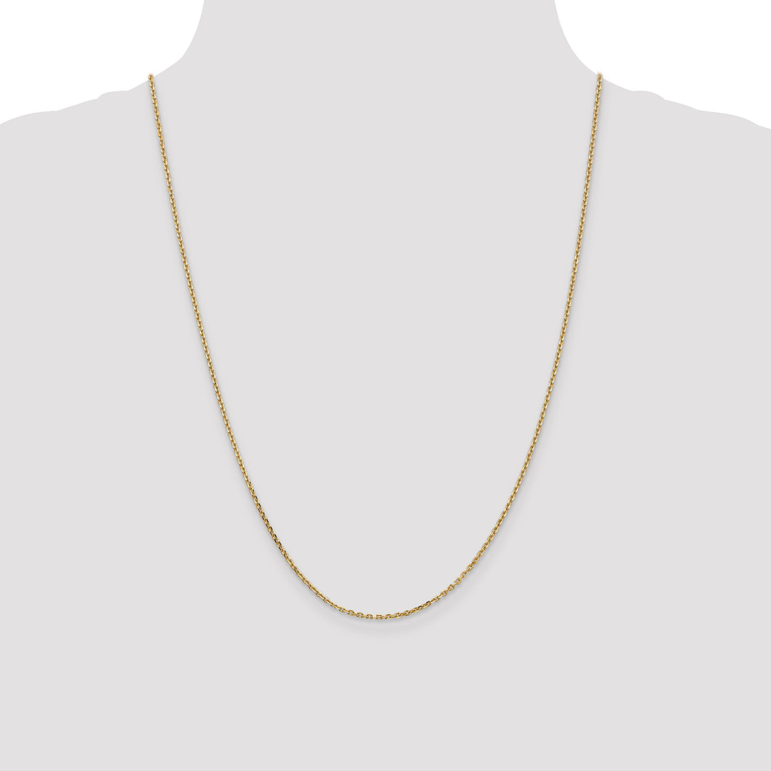 14k 1.65mm D/C Cable Chain