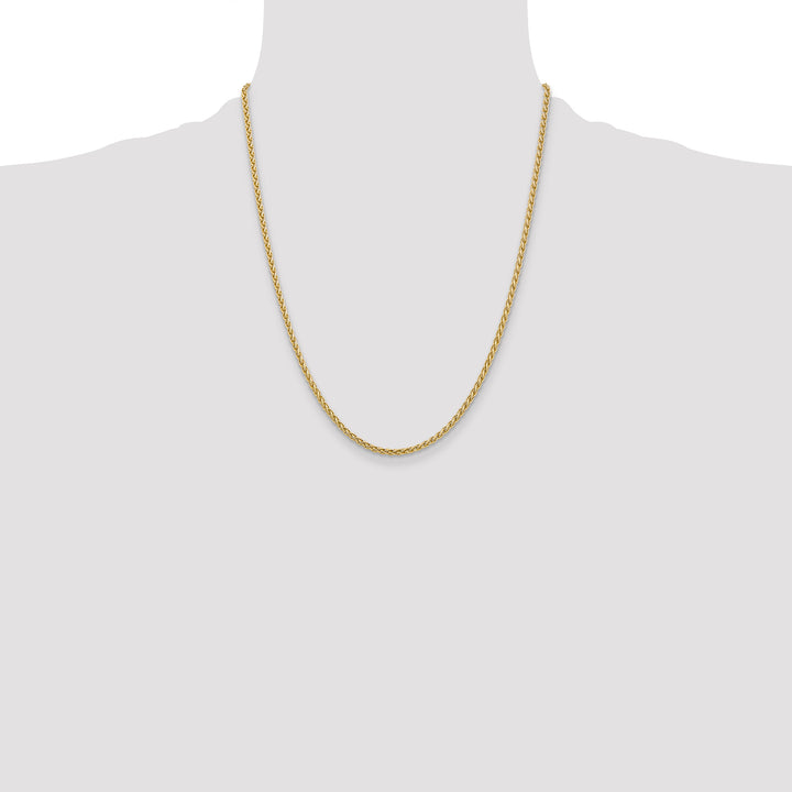14k 2.5mm Spiga Chain