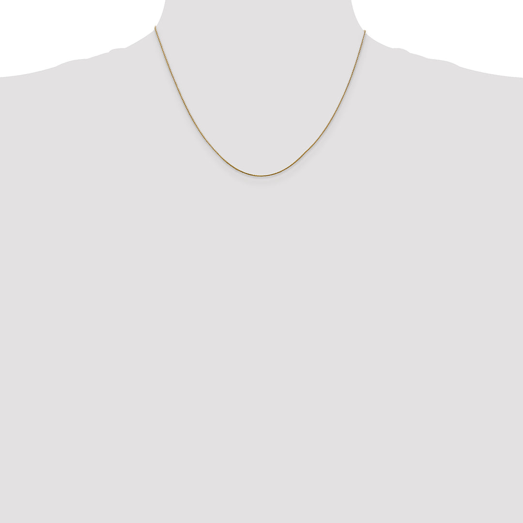 14k .85mm D/C Spiga with Lobster Clasp Chain