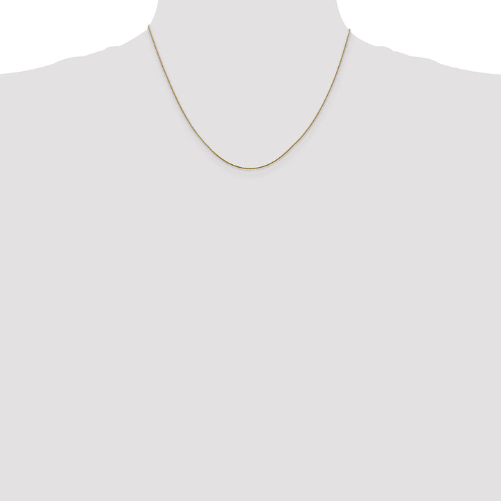 14k .85mm D/C Spiga with Lobster Clasp Chain