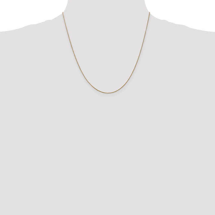 14k .85mm D/C Spiga with Lobster Clasp Chain