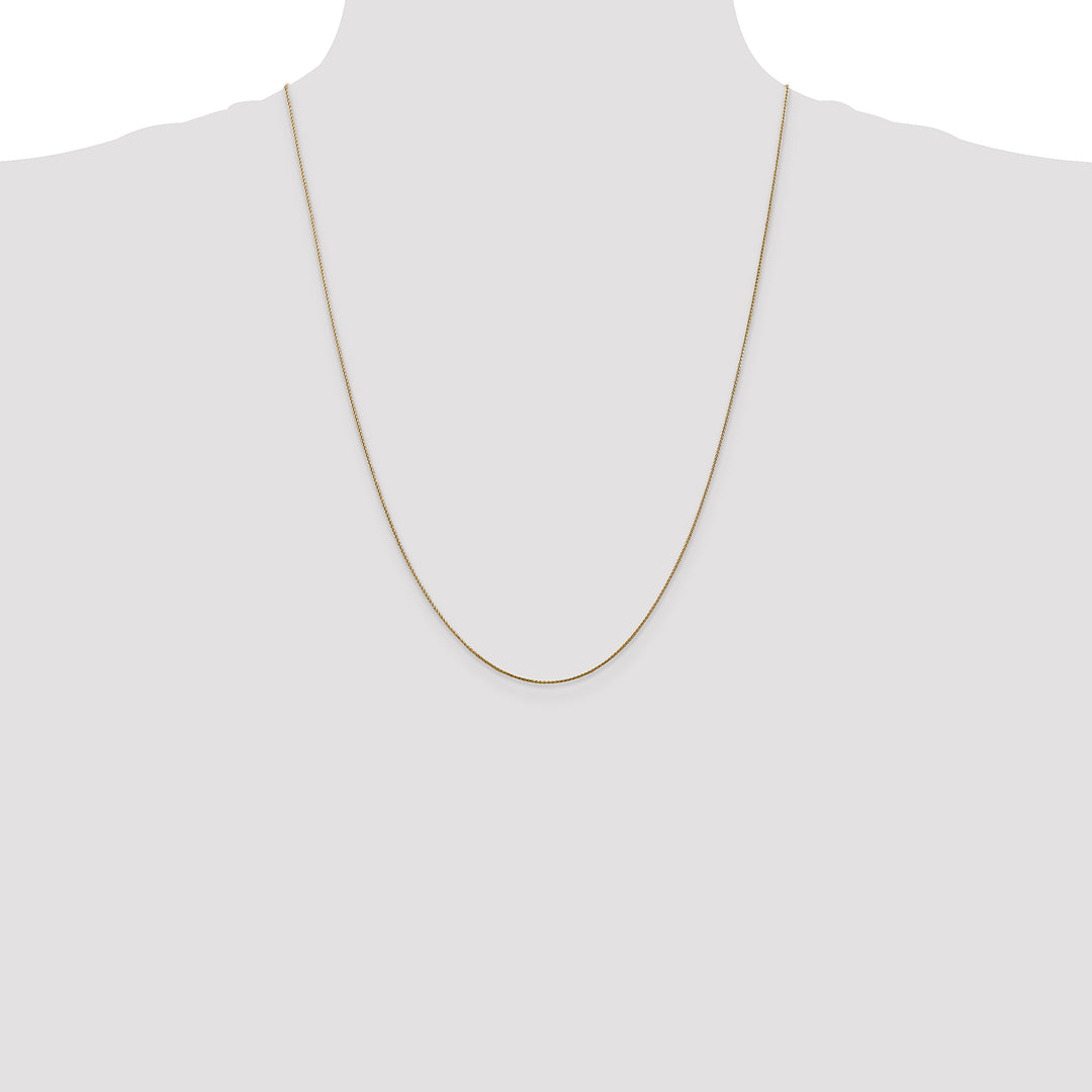14k .85mm D/C Spiga with Lobster Clasp Chain