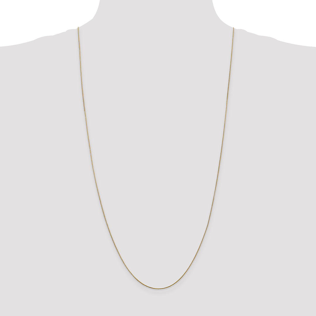 14k .85mm D/C Spiga with Lobster Clasp Chain
