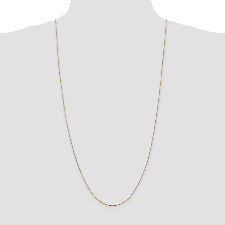 14k .85mm D/C Spiga with Lobster Clasp Chain