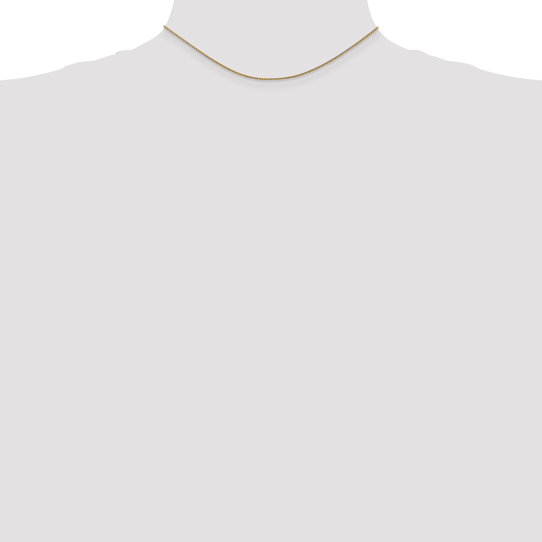 14k 1.05mm D/C Spiga with Lobster Clasp Chain