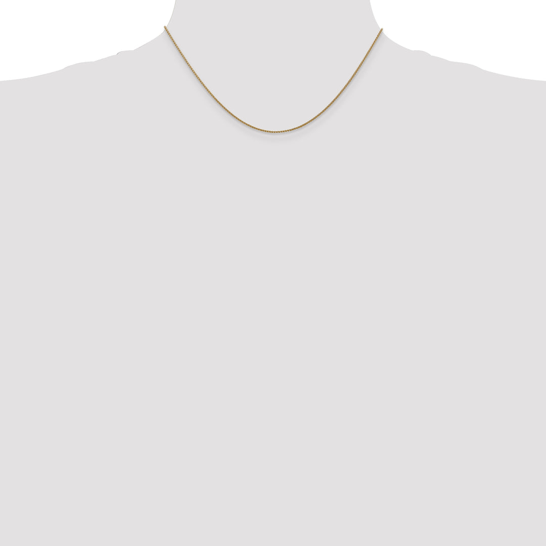 14k 1.05mm D/C Spiga with Lobster Clasp Chain
