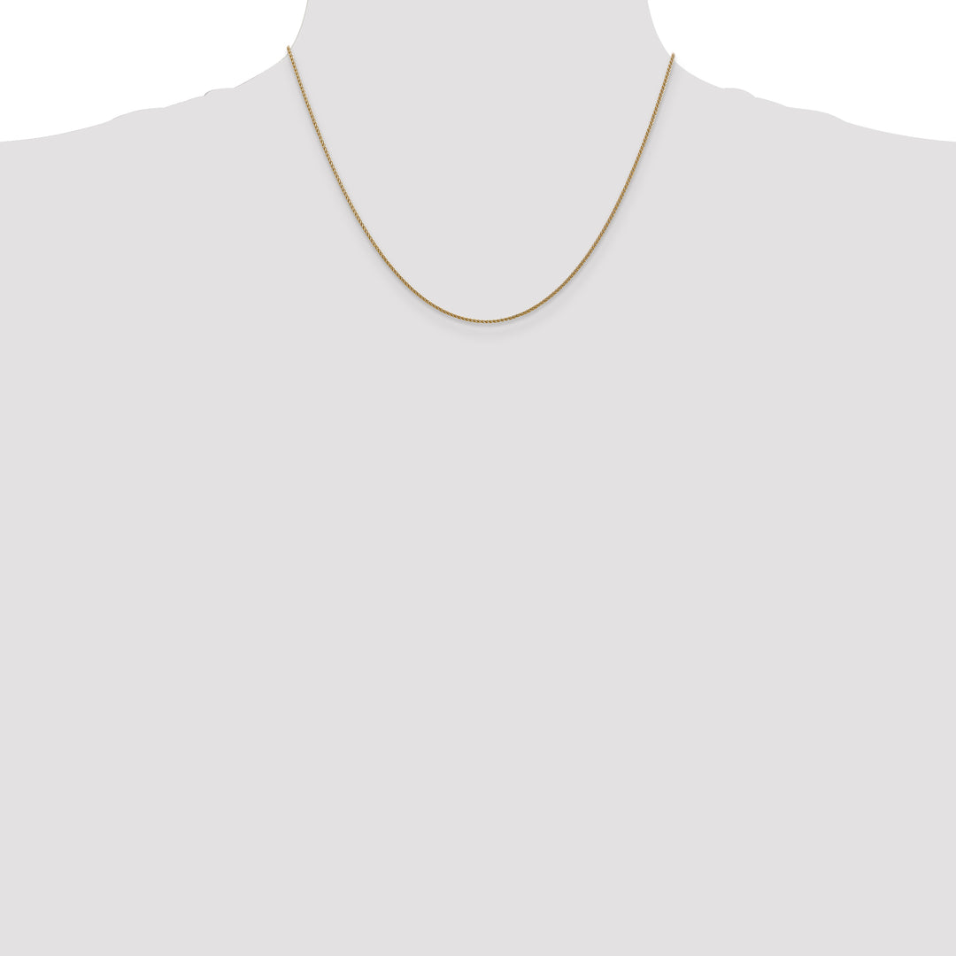 14k 1.05mm D/C Spiga with Lobster Clasp Chain