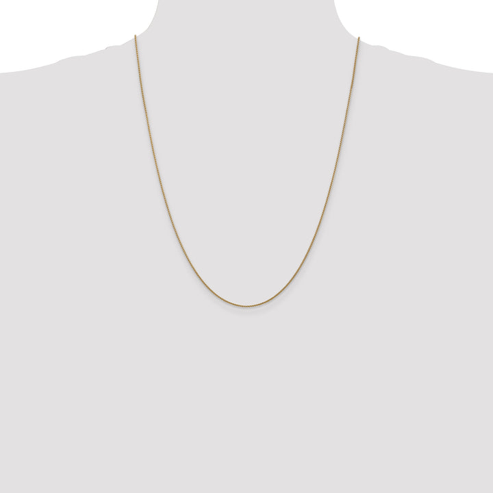 14k 1.05mm D/C Spiga with Lobster Clasp Chain
