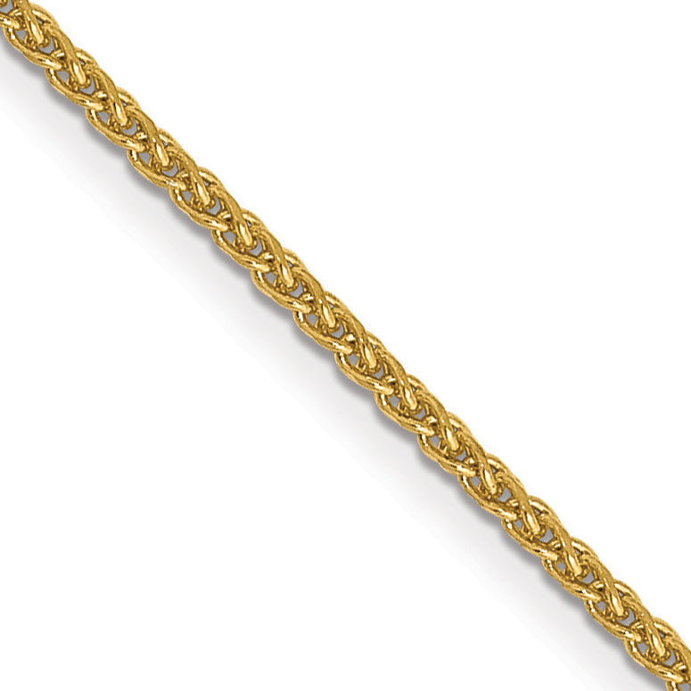 14k 1.05mm D/C Spiga with Lobster Clasp Chain
