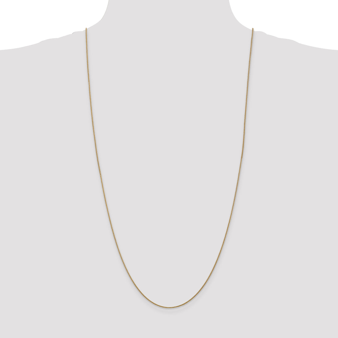 14k 1.05mm D/C Spiga with Lobster Clasp Chain