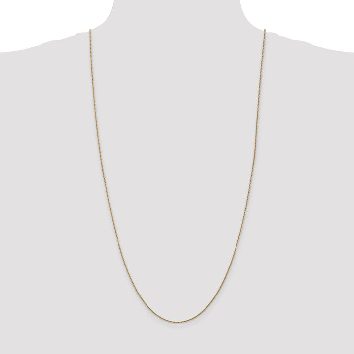 14k 1.05mm D/C Spiga with Lobster Clasp Chain