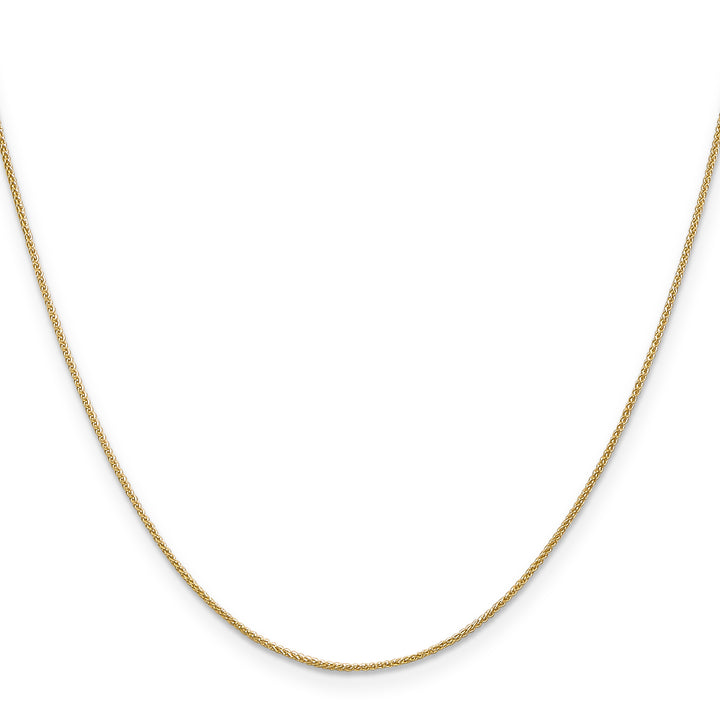 14k .85mm Spiga with Spring Ring Clasp Chain