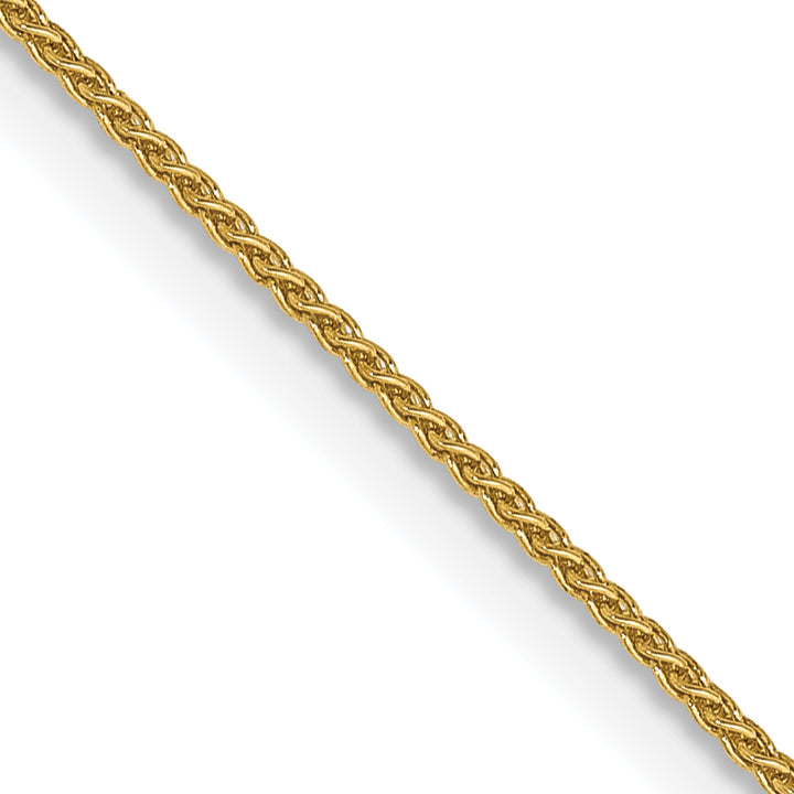 14k .85mm Spiga with Spring Ring Clasp Chain