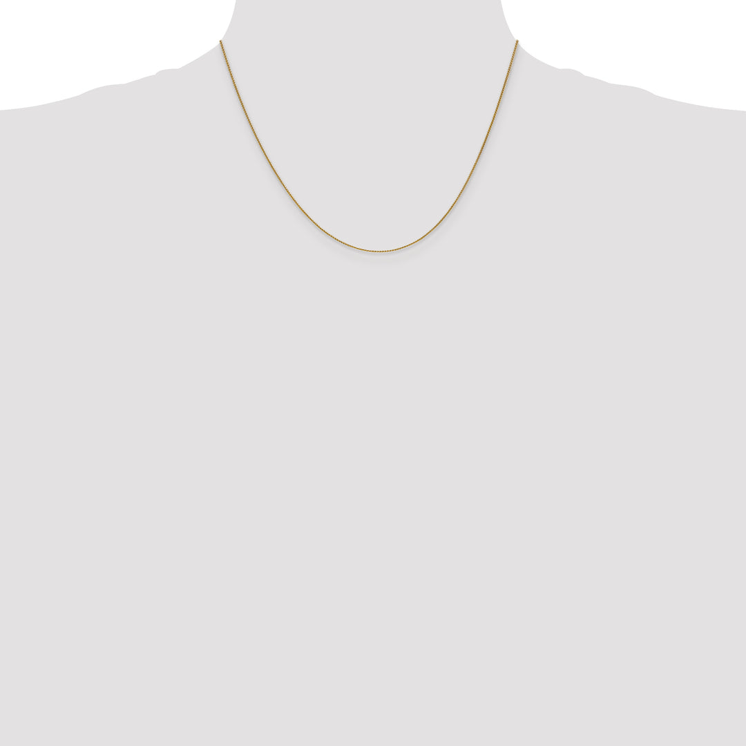 14k .85mm Spiga Chain