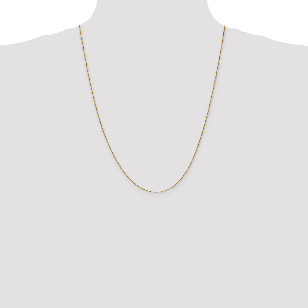 14k .85mm Spiga Chain
