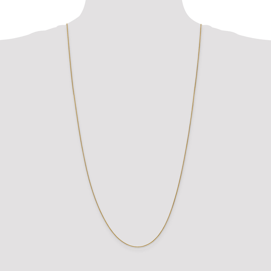 14k .85mm Spiga Chain