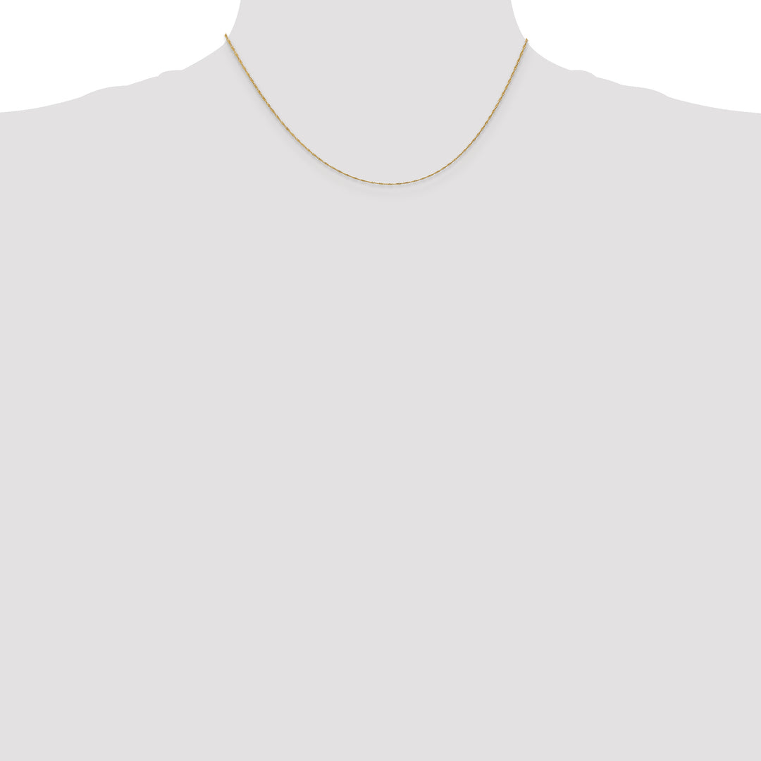 14k 1mm Singapore Chain